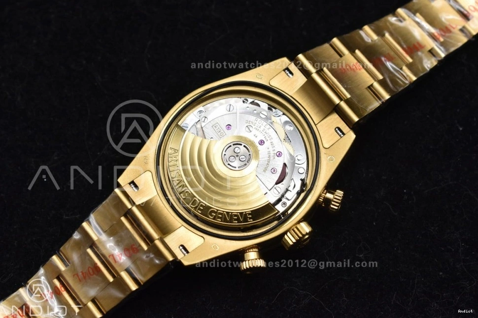 Edition on Bracelet YG YG Dial A7750 Daytona Black ADGF Best YG 0215